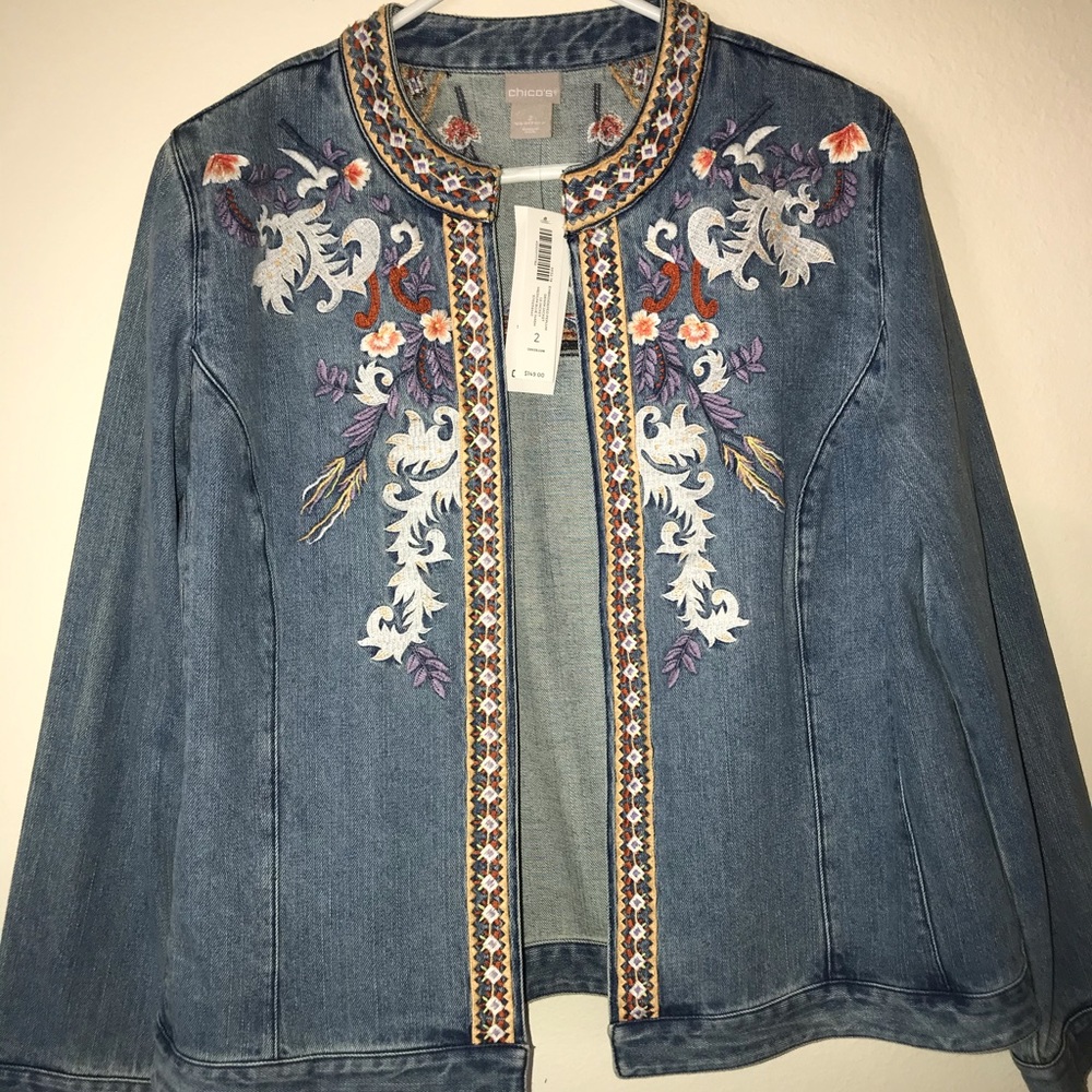 Chico’s denim jacket